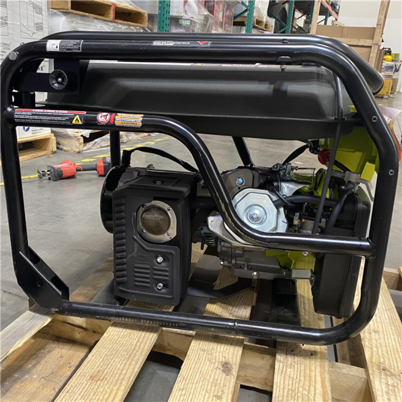 Dallas Location - As-Is RYOBI 8125-Watt Gasoline Powered Portable Generator