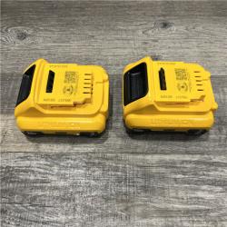 AS-IS DEWALT 20V MAX Compact Lithium-Ion 3.0Ah Battery Pack (2 Pack)