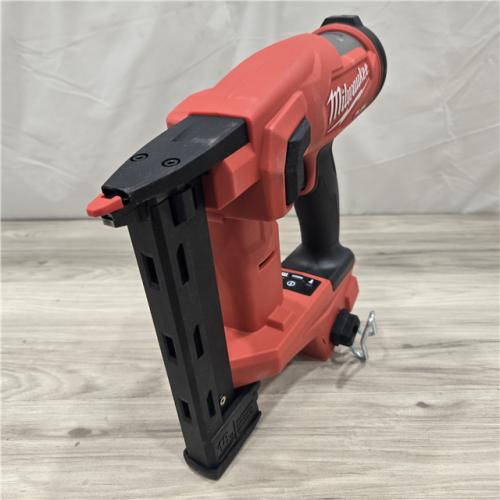 AS-IS MILWAUKEE FUEL 18V Cordless 18-Gauge 1/4 in. Narrow Crown Stapler (Tool-Only)