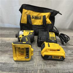 AS-IS DEWALT Atomic 20V Max Lithium-Ion Brushless Cordless Compact 1/4 in. Impact Driver Kit