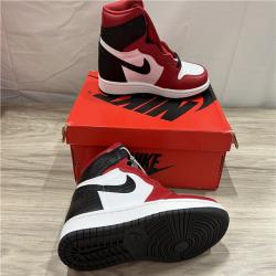 Nike Air Jordan 1 High OG Satin Snake- Red/Black/White - SZ 7