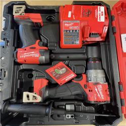 LIKE NEW! - Milwaukee M18 FUEL 18V Lithium-Ion Brushless Cordless Hammer Drill and Impact Driver Combo Kit (2-Tool) with 2 Batteries