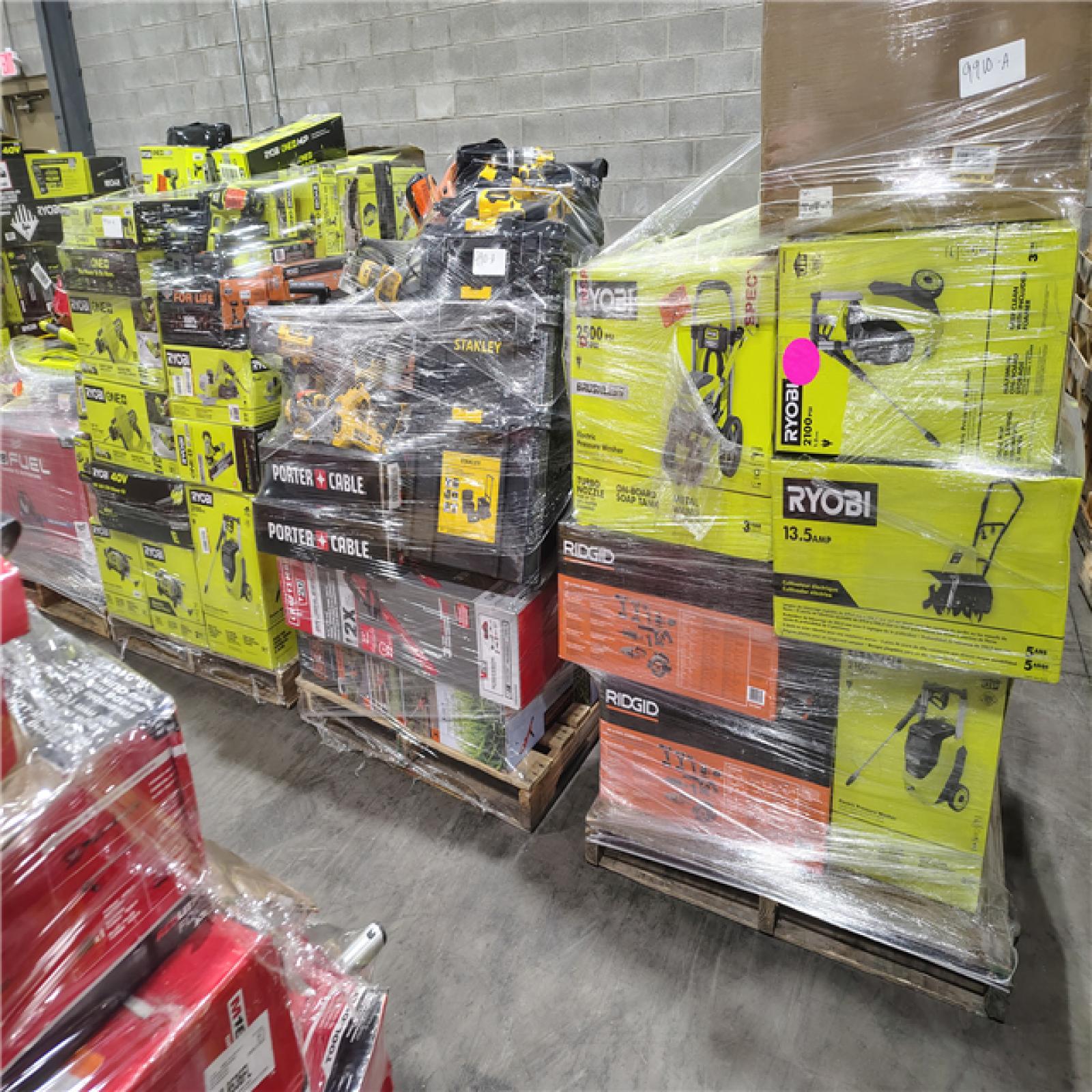 Pittston Location As-Is Power Tools Partial Truckload (14 Pallets) 9910-A1