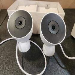 Phoenix Google Nest Outdoor Smart Security Camera (Wired  2nd Gen) 2-Pack - Snow