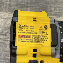 AS-IS DEWALT ATOMIC 20-Volt MAX Lithium-Ion Cordless Combo Kit