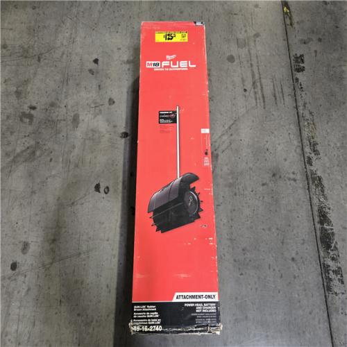 NEW!- Milwaukee M18 FUEL QUIK-LOK Rubber Broom Attachment (Attachment Only)
