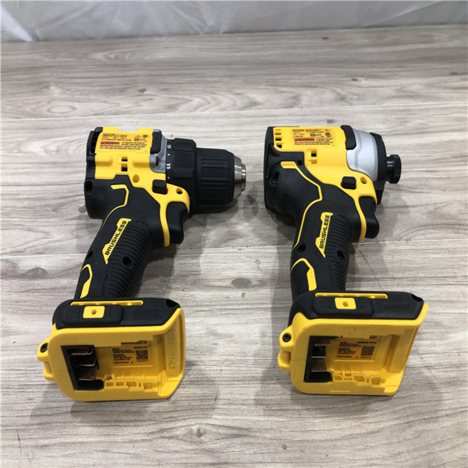 AS-IS DEWALT ATOMIC 20-Volt MAX Lithium-Ion Cordless Combo Kit