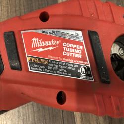 AS-IS Milwaukee 12V Lithium-Ion Cordless Copper Tubing Cutter (Tool-Only)