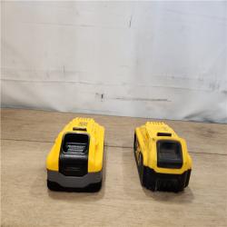AS-IS- DEWALT POWERSTACK 20V Lithium-Ion 5.0Ah Battery Pack (2 Pack)