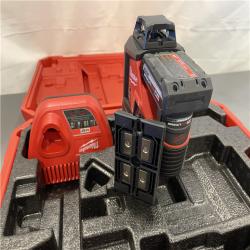 AS-IS - Milwaukee M12 12-Volt Lithium-Ion Cordless Green 250 ft. 3-Plane Laser Level Kit