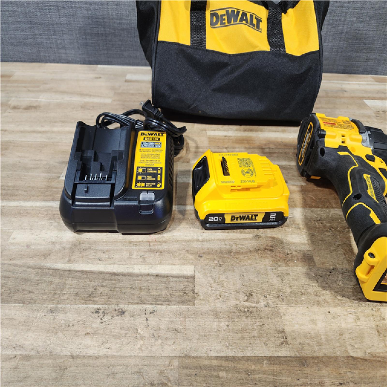 HOUSTON LOCATION - AS - IS DEWALT Atomic 20V Lithium-Ion Cordless Compact 1/2 in. Drill/Driver Kit