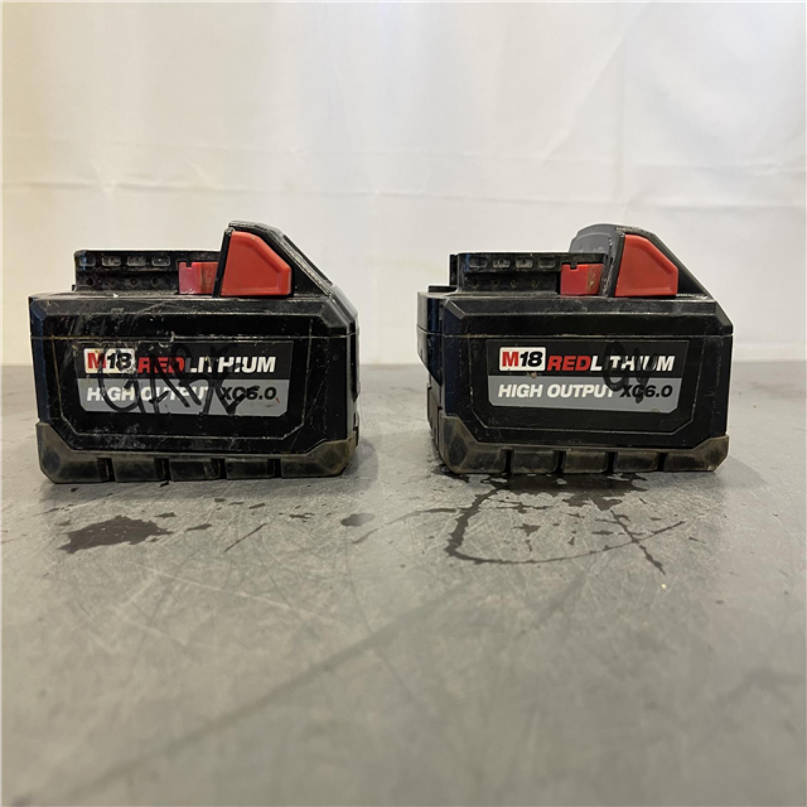 AS-IS - Milwaukee 18-Volt Lithium-Ion High Output Starter Kit with Two 6.0 Ah Battery and Charger