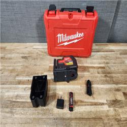 Houston Location AS-IS Milwaukee Green 100 ft. Cross Line and Plumb Points Rechargeable Laser Level with REDLITHIUM Lithium-Ion