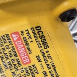 AS-IS DeWALT DCS565B 20V Max 6.5 Cordless Circular Saw (TOOL ONLY)