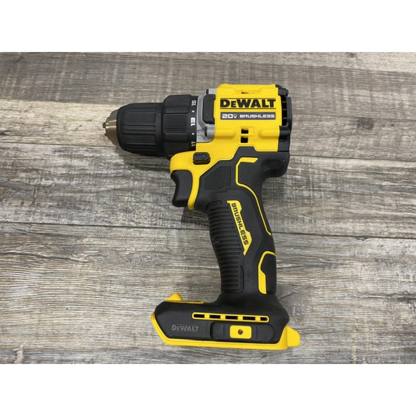AS-IS DEWALT Atomic 20V Lithium-Ion Cordless Compact 1/2 in. Drill/Driver Kit