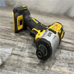 AS-IS DEWALT 20-Volt Maximum XR Cordless Brushless 1/4 in. 3-Speed Impact Driver (Tool-Only)