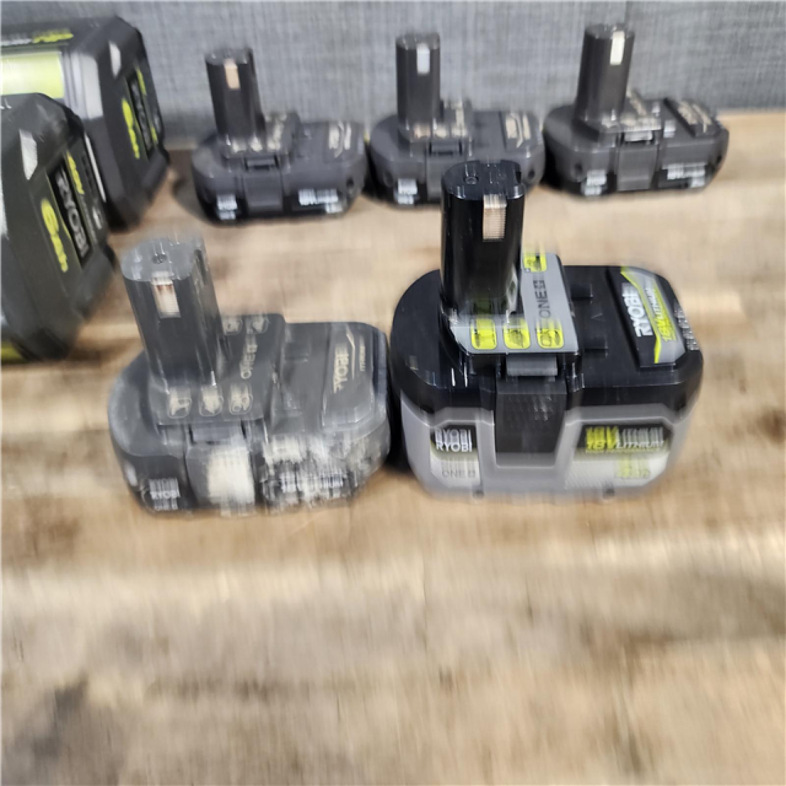 HOUSTON LOCATION - AS-IS RYOBI BATTERY PACK QTY - 10