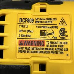 AS-IS DEWALT Atomic 20V Max Lithium-Ion Brushless Cordless Compact 1/4 in. Impact Driver Kit