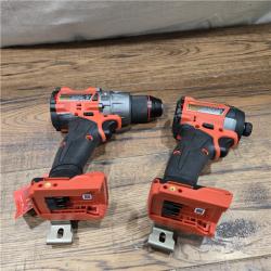 AS-IS MILWAUKEE FUEL 18V Lithium-Ion Brushless Cordless Hammer Drill and Impact Driver Combo Kit (2-Tool) with 2 Batteries