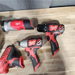 HOUSTON LOCATION - AS-IS Milwaukee 5 Tool Combo Kit W/ (2) Battery & Charger