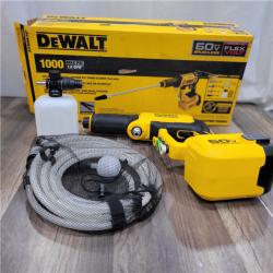 AS-IS   DEWALT FLEXVOLT 60V MAX 1000 PSI 1.0 GPM Cold Water Cordless Battery Power Cleaner (Tool Only)