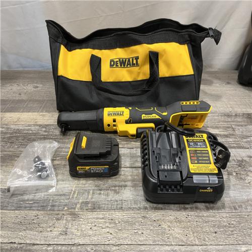 AS-IS DEWALT 20-Volt Maximum Lithium-Ion 3/8 in. and 1/2 in. Cordless Ratchet Kit