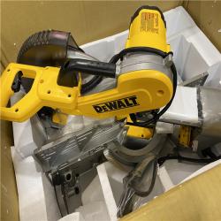 As-Is- DeWalt 15 Amps 12 in. Corded Dual-Bevel Sliding Compound Miter Saw