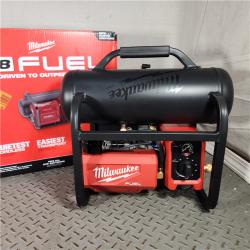 Houston location- AS-IS Milwaukee M18 FUEL 2 Gallon Compact Quiet Compressor (TOOL-ONLY)