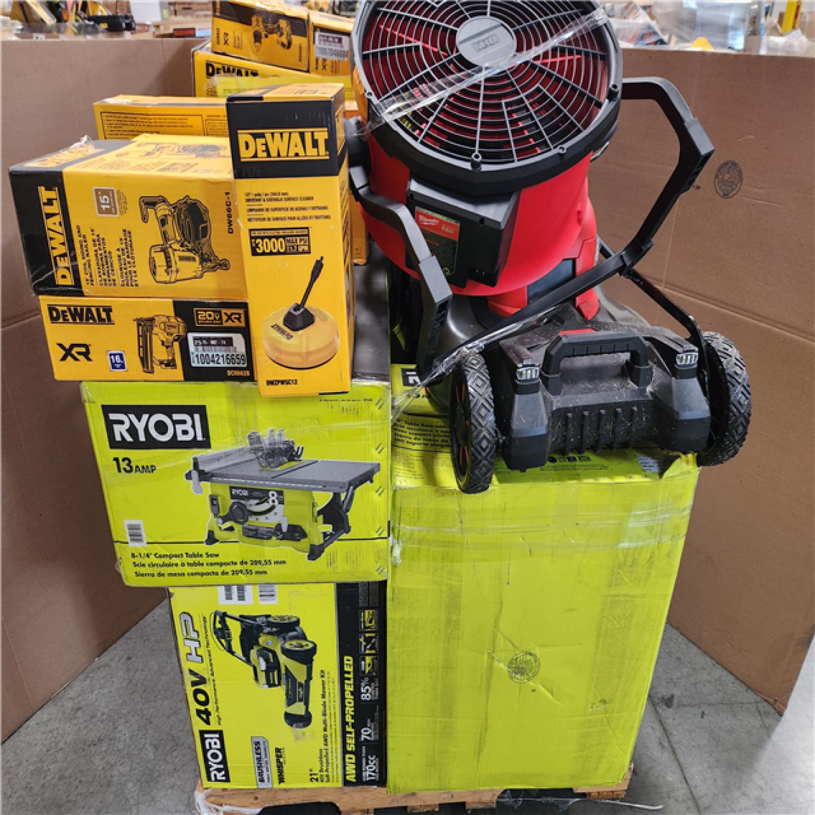 CALIFORNIA AS-IS TOOL PALLET