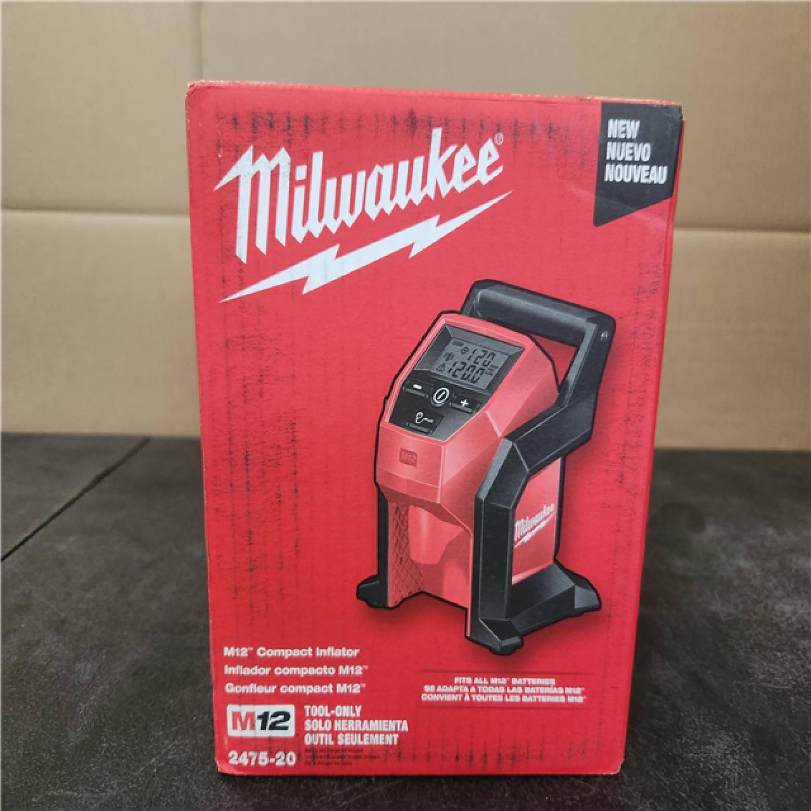 Phoenix NEW Milwaukee M12 12-Volt Lithium-Ion Cordless Electric Portable Inflator (Tool-Only) SEALED