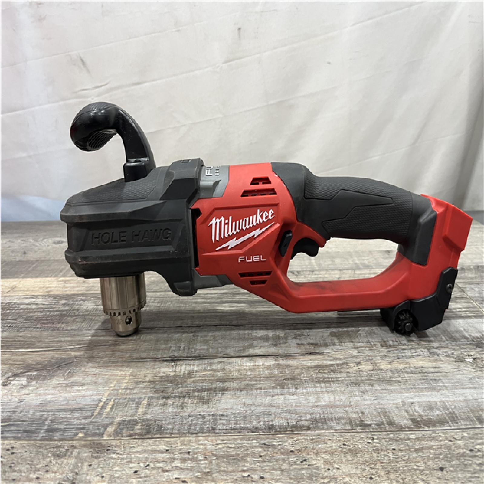 AS-IS Milwaukee FUEL GEN II 18V Lithium-Ion Brushless Cordless 1/2 in. Hole Hawg Right Angle Drill (Tool-Only)