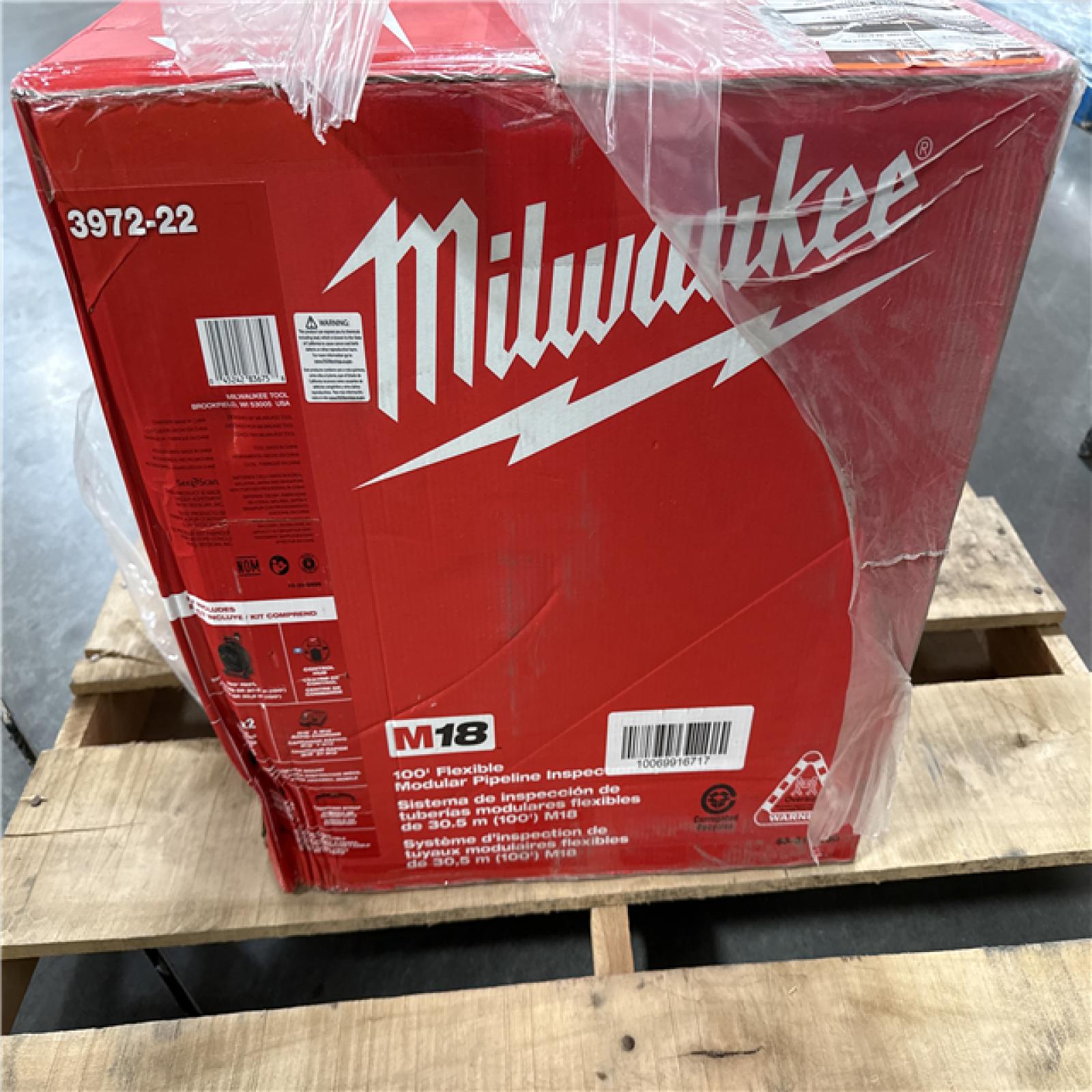 California NEW Sealed Box Milwaukee 100’ Flexible Modular Pipeline Inspection System