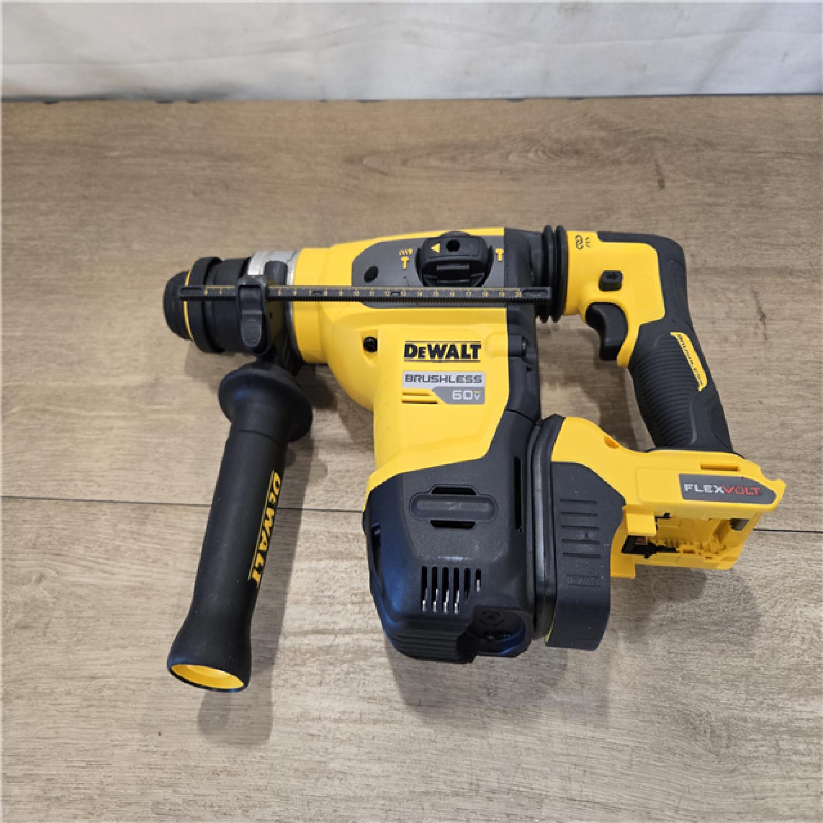 AS-IS DEWALT FLEXVOLT 60V MAX Cordless 1-1/4 in. SDS Plus Rotary Hammer (Tool Only)