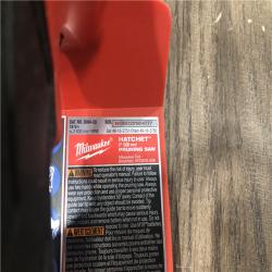 AS-IS  Milwaukee FUEL 18V Lithium-Ion Brushless Battery 8 in. HATCHET Pruning Saw (Tool-Only)