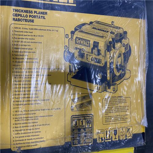 Dallas Location - NEW-  DEWALT 13 2 Speed 3-Knife Thickness Planer