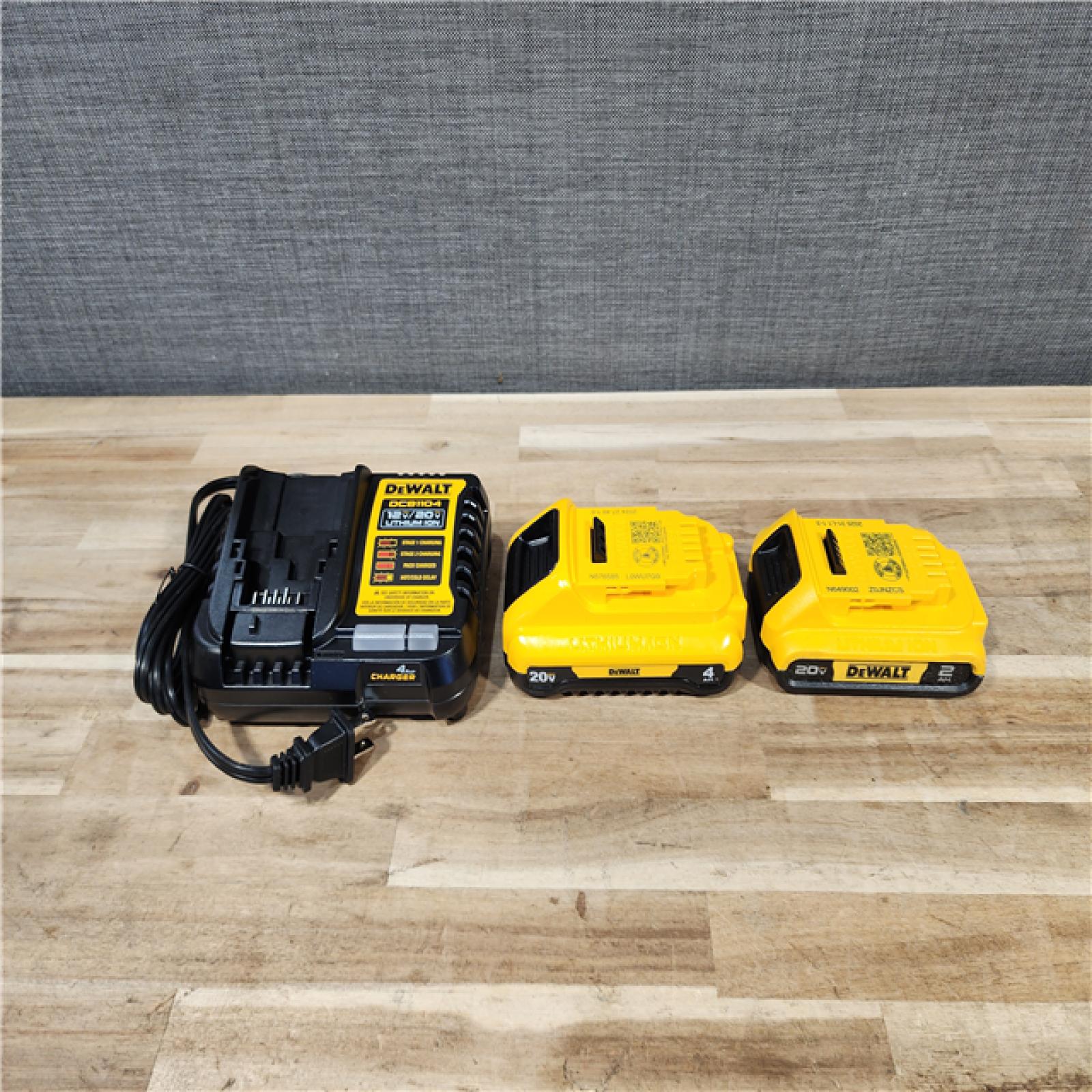 HOUSTON LOCATION - AS-IS DEWALT 2 TOOL COMBO KIT W/ (2) BATTERY & CHARGER