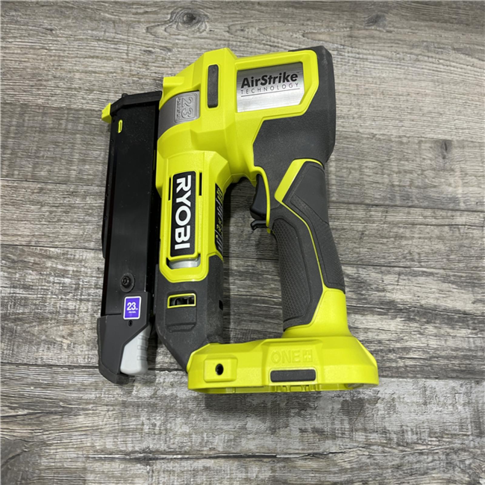 AS-IS RYOBI ONE+ 18V Cordless Airstrike 23-Gauge Pin Nailer (Tool Only)