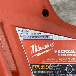 AS-IS Milwaukee 18V Lithium-Ion Cordless HACKZALL Reciprocating Saw (Tool-Only)