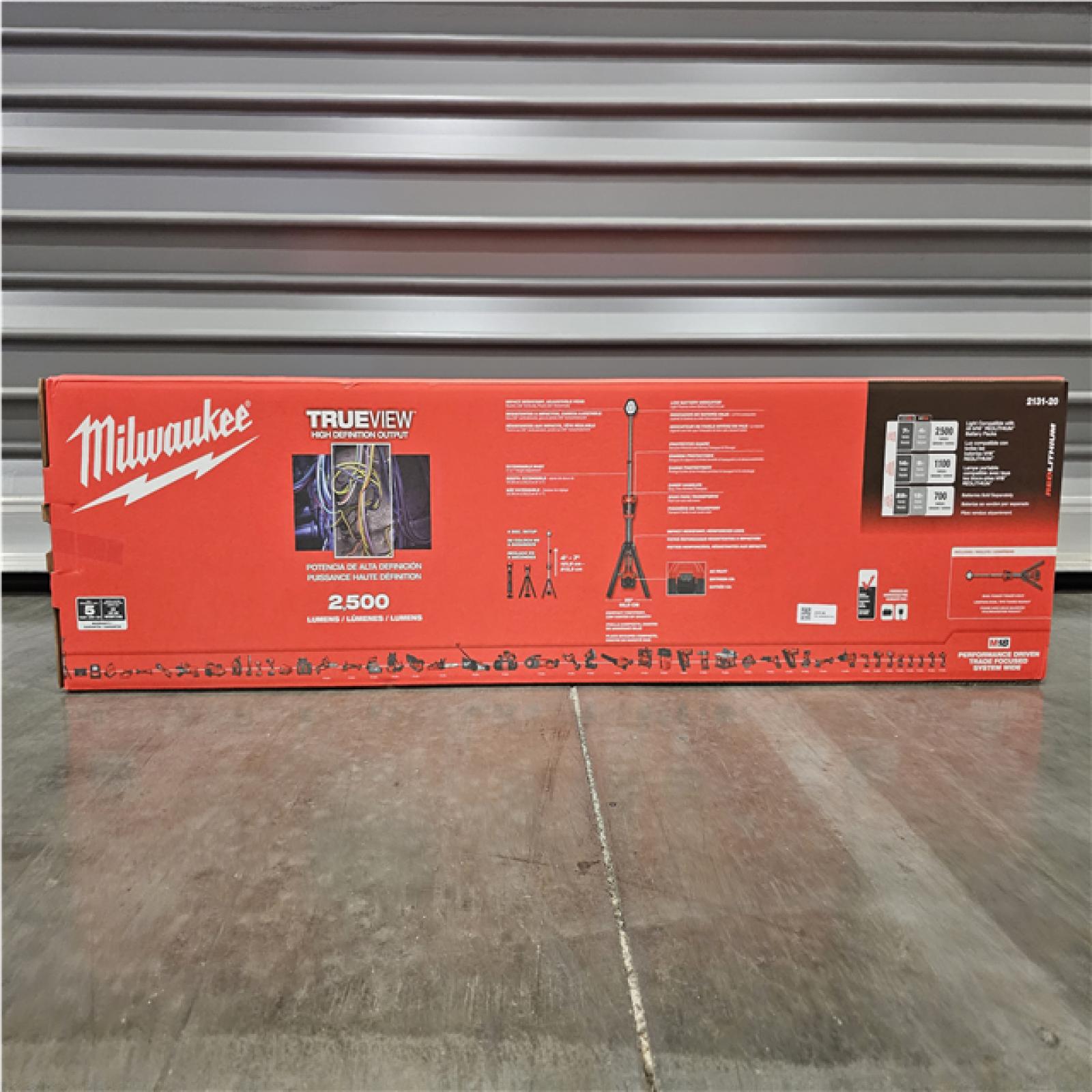 NEW! Milwaukee 18-Volt Lithium-Ion Cordless Rocket Dual Power Tower Light (Tool-Only)