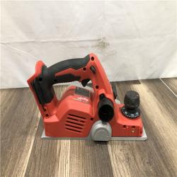 AS-IS Milwaukee M18 18V Lithium-Ion Cordless 3-1/4 in. Planer (Tool-Only)