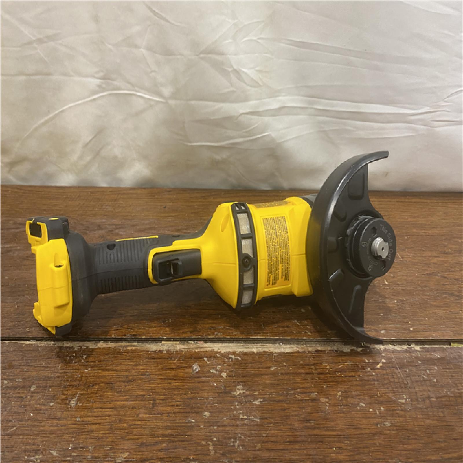 AS-IS DEWALT 60V MAX Cordless Brushless 4.5 in. to 6 in. Small Angle Grinder with Kickback Brake (Tool Only)