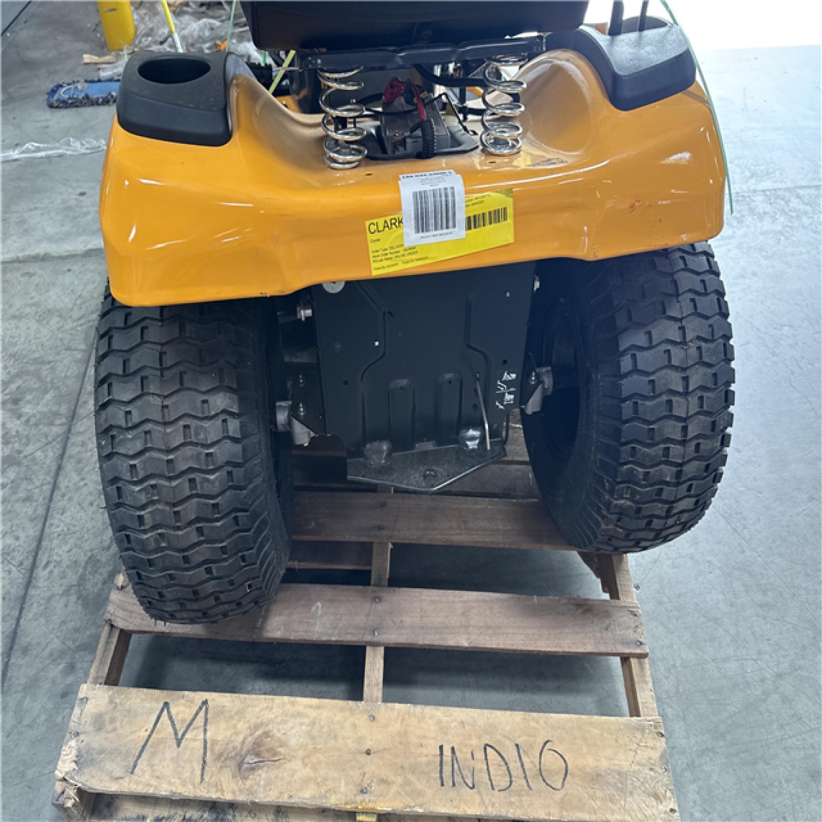 California AS-IS Cub Cadet LT46 Riding Lawn Mower