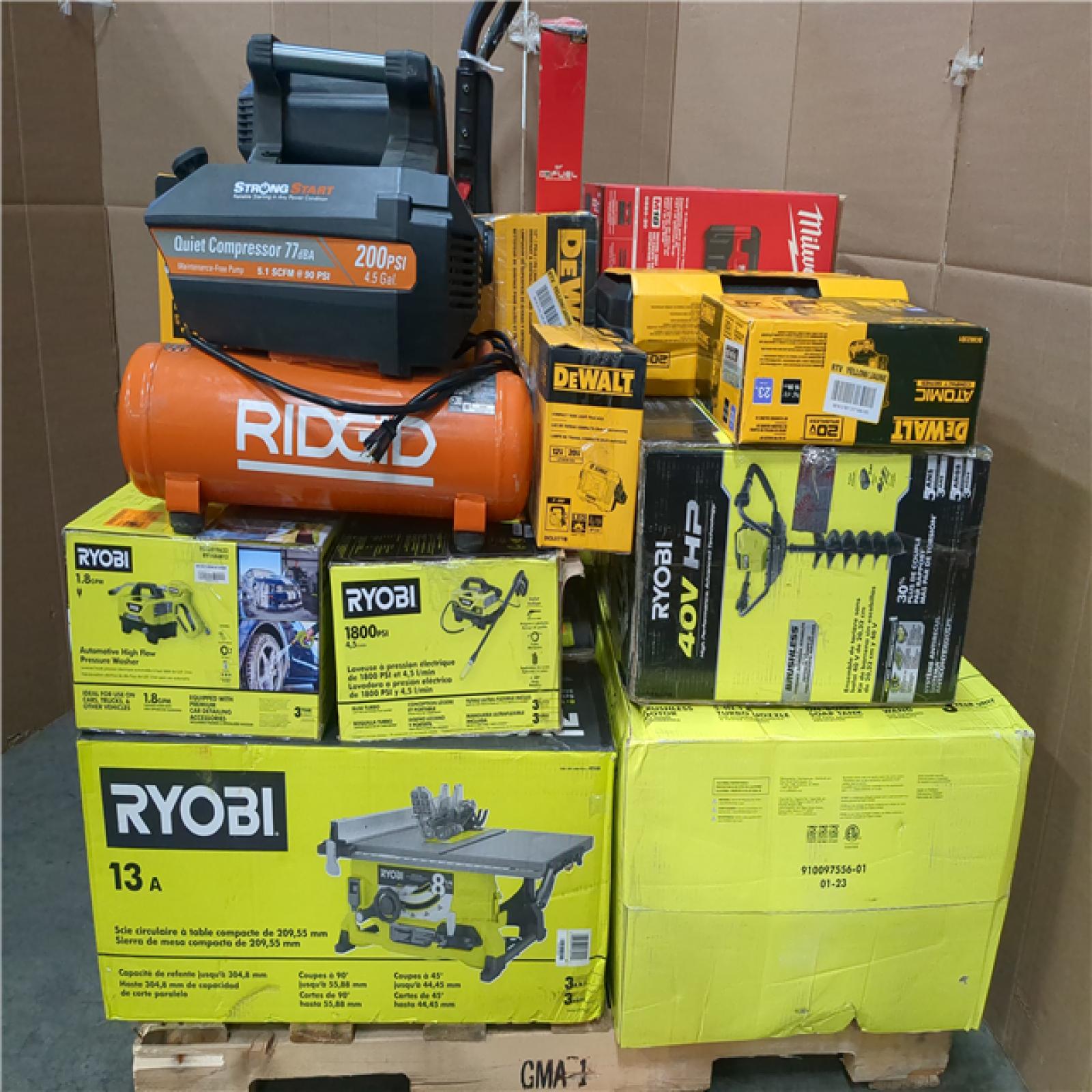 CALIFORNIA AS-IS TOOL PALLET