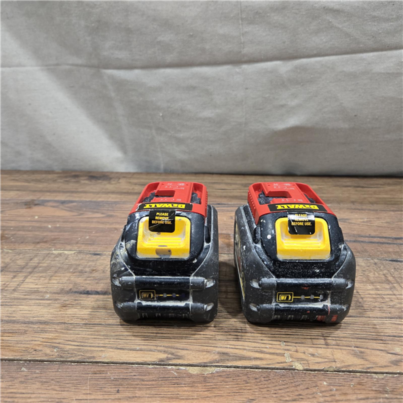 AS-IS DEWALT FLEXVOLT 20V/60V MAX Lithium-Ion 6.0Ah Battery Pack (2 Pack)