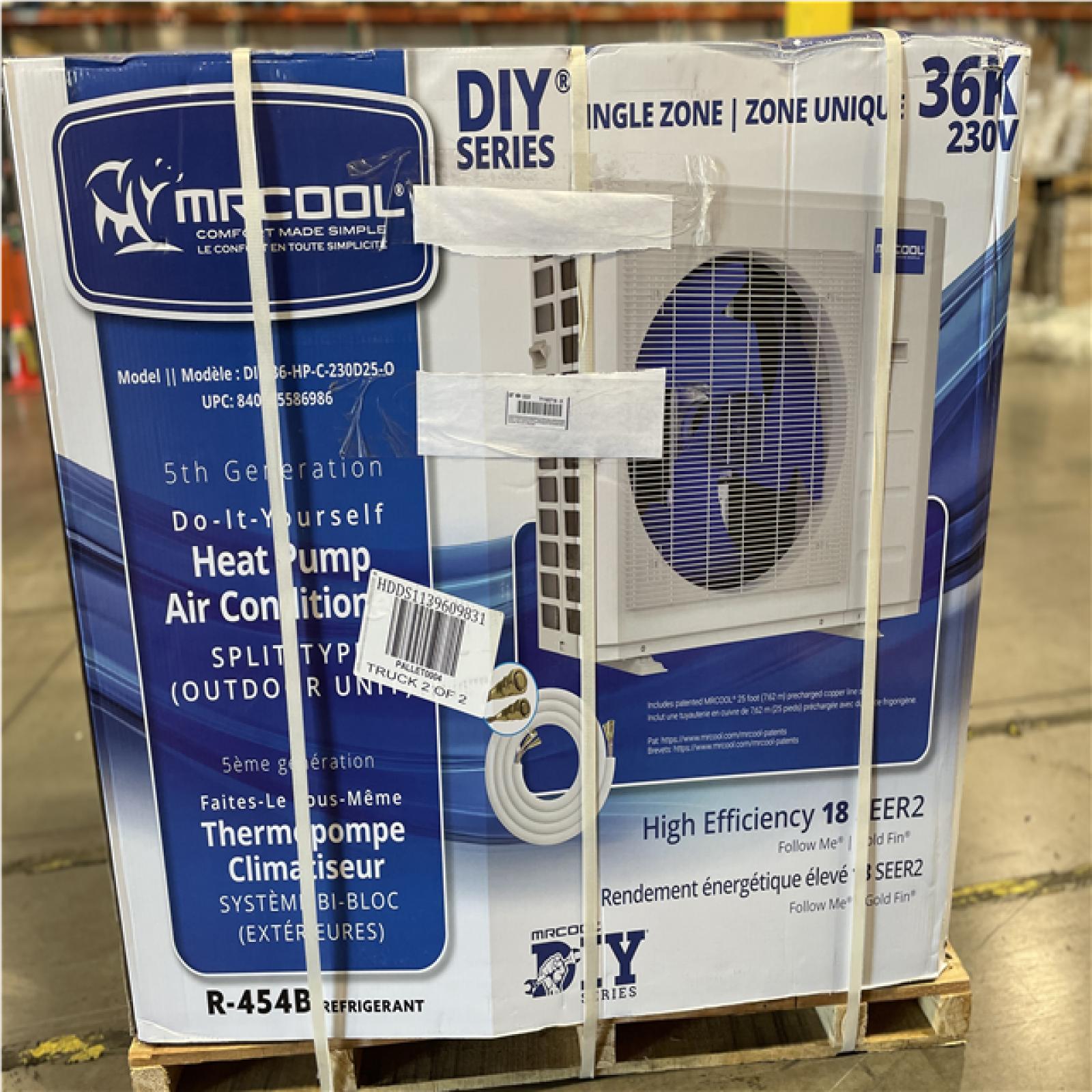 DALLAS LOCATION - MRCOOL 36K HEAT PUMP AIR CONDITIONER (OUTDOOR UNIT)
