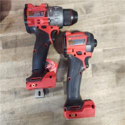 HOUSTON LOCATION - AS-IS MILWAUKEE FUEL 18V Lithium-Ion Brushless Cordless Hammer Drill and Impact Driver Combo Kit (2-Tool) with 2 Batteries