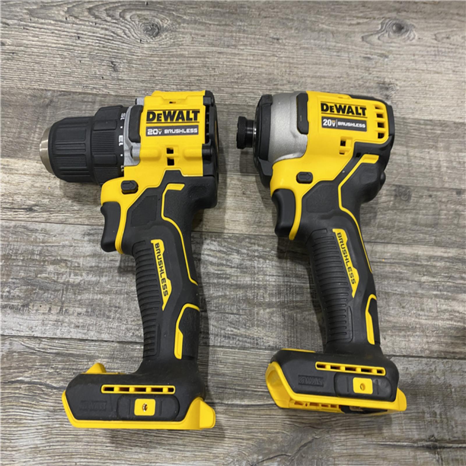 AS-IS DEWALT ATOMIC 20-Volt MAX Lithium-Ion Cordless Combo (2-Tool) Kit