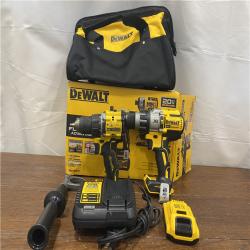 AS-IS DEWALT 20V MAX Cordless Brushless Hammer Drill/Driver 2 Tool Combo Kit with FLEXVOLT ADVANTAGE