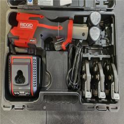 Phoenix NEW RIDGID RP 251 Stainless Steel Press Tool Kit Includes 3-ProPress Jaws (1/2  3/4  1 in.)  2-12V Batteries  Charger Plus Case