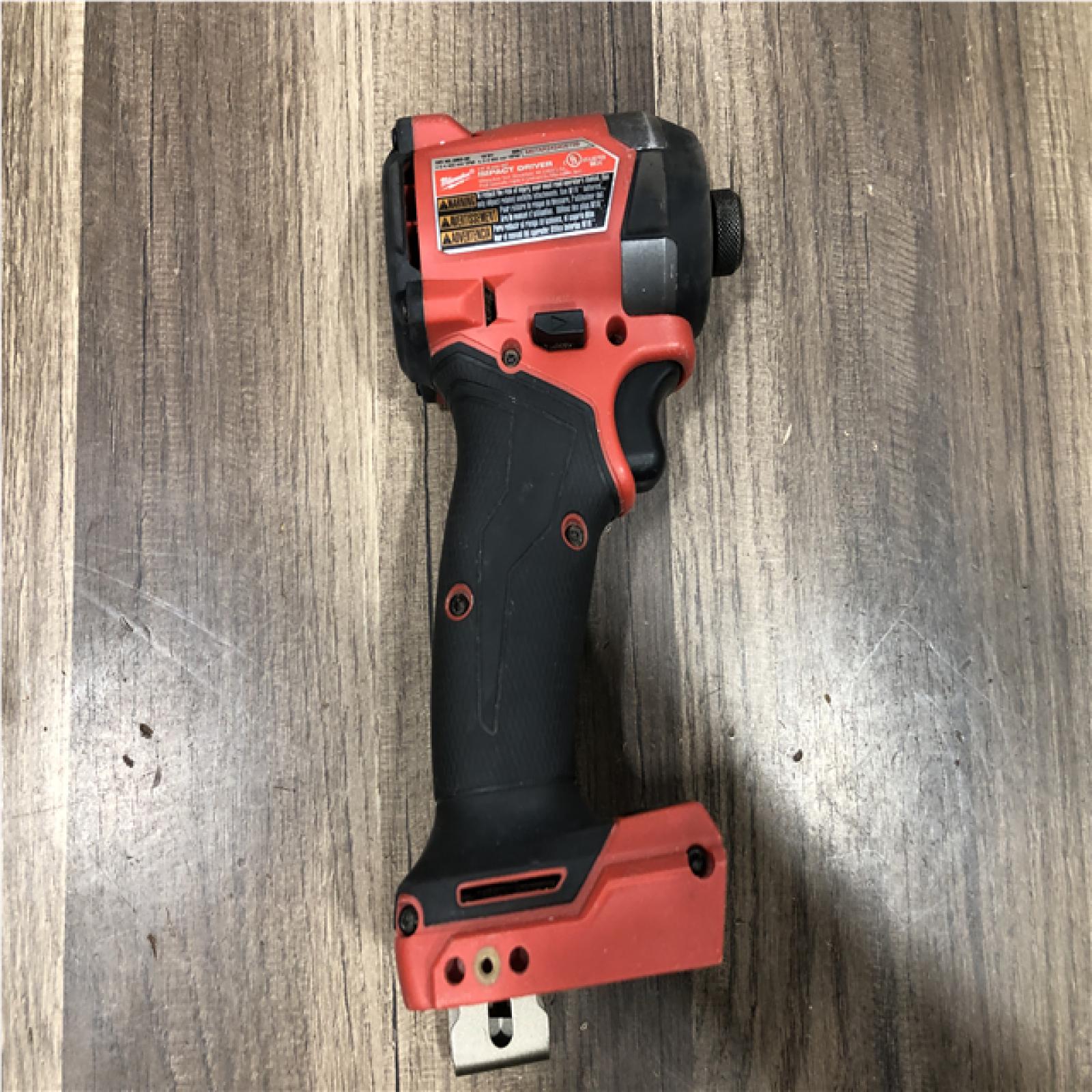 AS-IS Milwaukee FUEL 18V Lithium-Ion Brushless Cordless 1/4 in. Hex Impact Driver (Tool-Only)